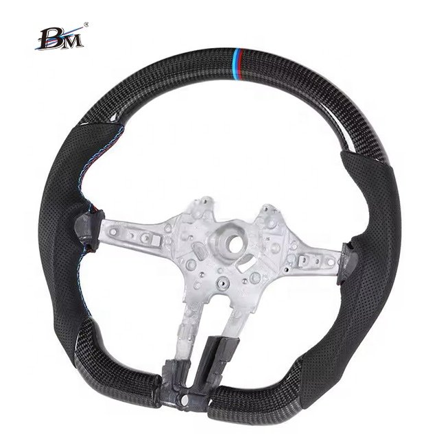 For Bmw X5 M F30 1-2-3-4 Series 2010-2018 2019 Custom Carbonfiber Steering Wheels Full Leather Interior Accessories For Cars