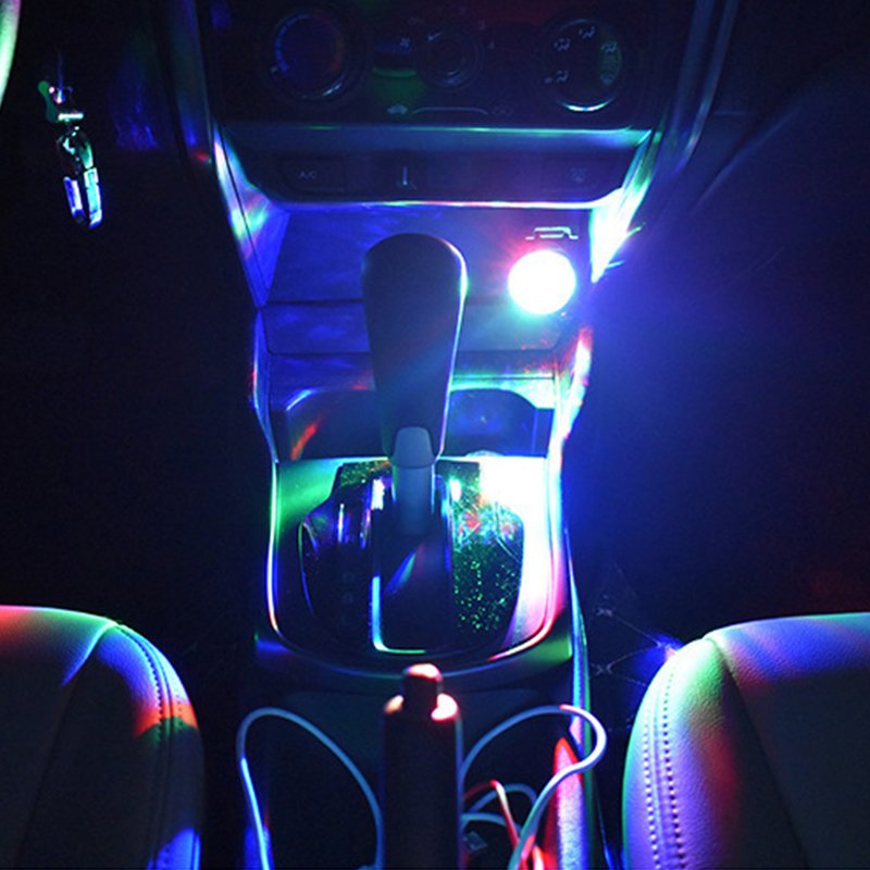 Stage DJ RGB Strobe Ball Mini Disco Light Usb Car Atmosphere Lamp Inner Ambient Star Light Led