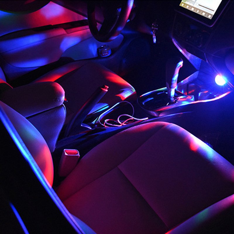 Stage DJ RGB Strobe Ball Mini Disco Light Usb Car Atmosphere Lamp Inner Ambient Star Light Led