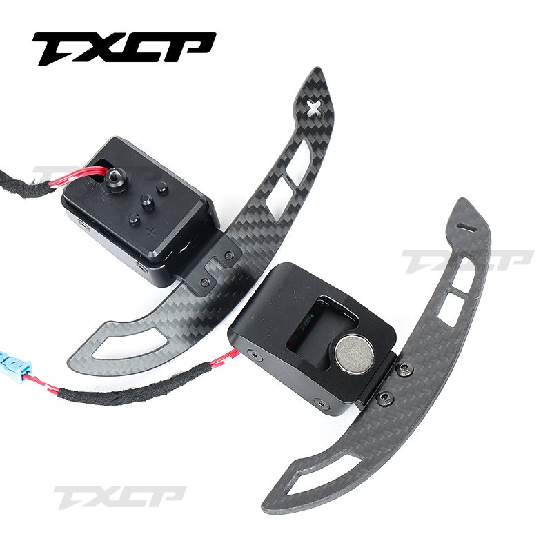 Car interior accessories steering wheel carbon fiber magnetic shift paddle for BMW G F series F20 F45 G20 F30 G82 F90 F25 G06 i8