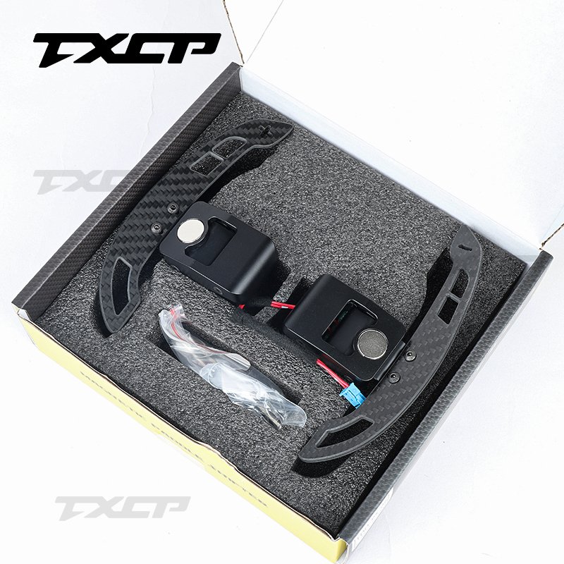 Car interior accessories steering wheel carbon fiber magnetic shift paddle for BMW G F series F20 F45 G20 F30 G82 F90 F25 G06 i8