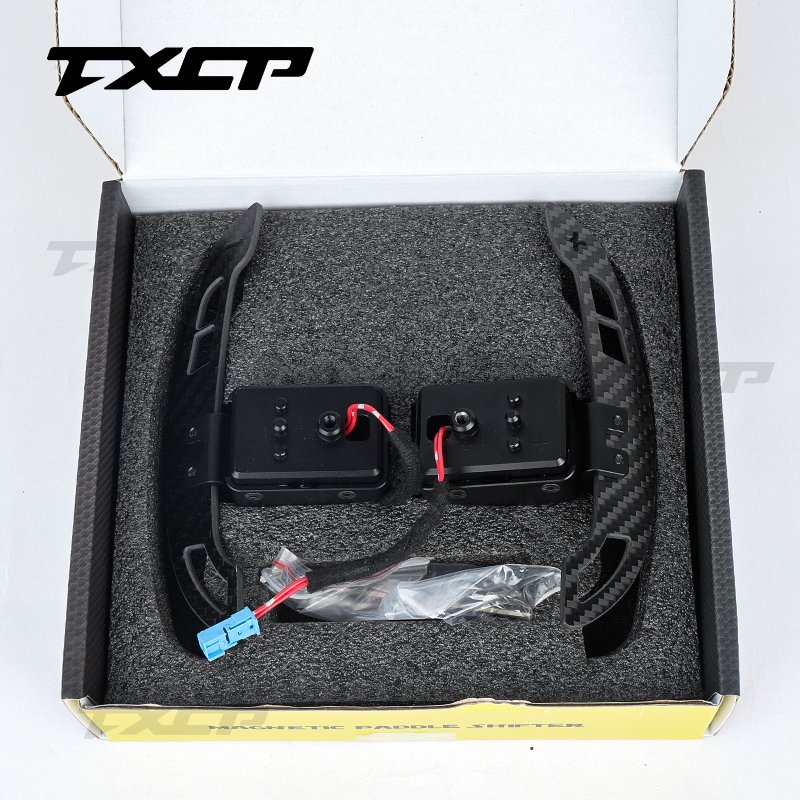 Car interior accessories steering wheel carbon fiber magnetic shift paddle for BMW G F series F20 F45 G20 F30 G82 F90 F25 G06 i8