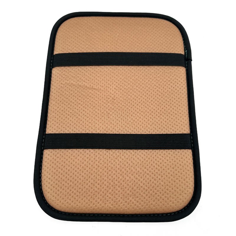 Waterproof Fiber Leather Embossing Car Decor Accessories Front Armrest Cover with Storage Box for Most Vehicles Console Pad