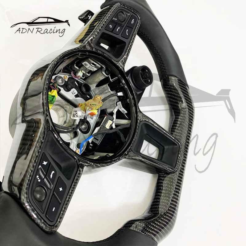 For PORSCHE Macan Panamera Cayenne 991 918 997 718 Carbon Fiber Steering Wheel 2015-2018