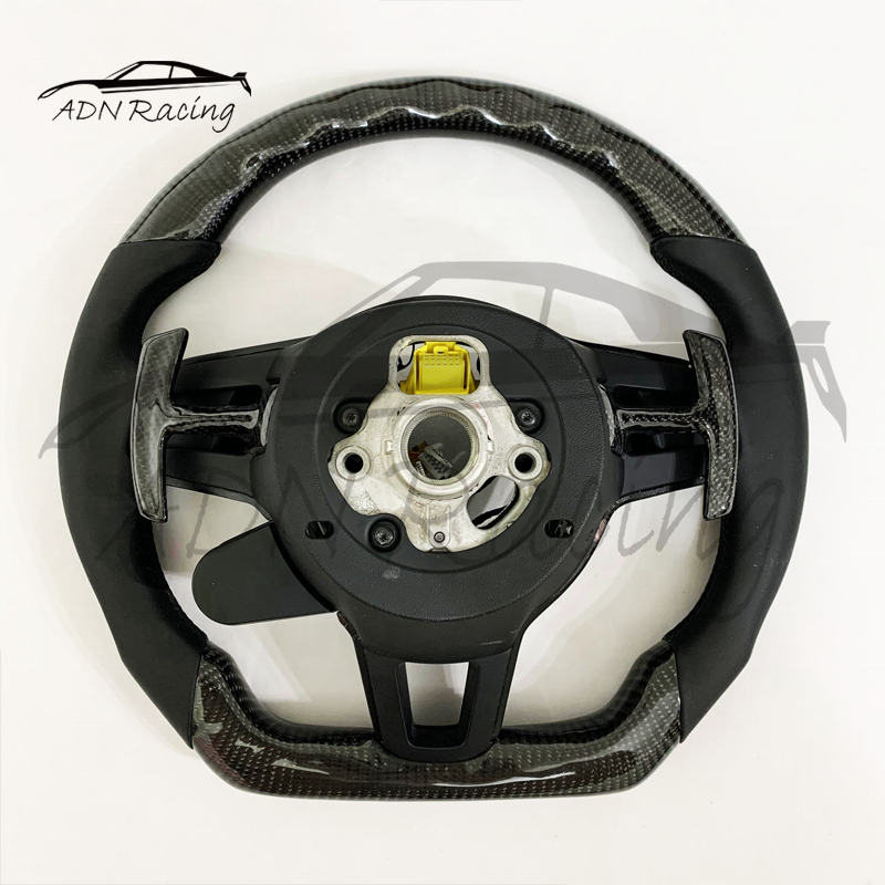 For PORSCHE Macan Panamera Cayenne 991 918 997 718 Carbon Fiber Steering Wheel 2015-2018