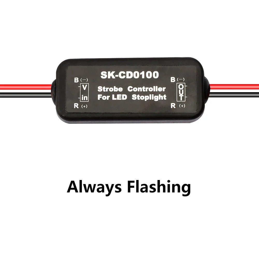 Car LED DRL Controller Auto Daytime Running Light Relay Harness Dimmer On/Off Fog Light Strobe Controller