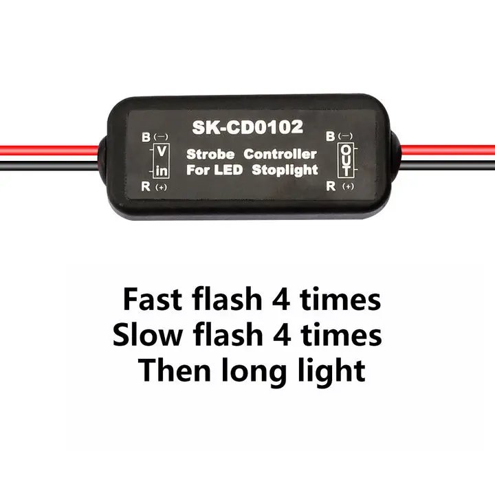 Car LED DRL Controller Auto Daytime Running Light Relay Harness Dimmer On/Off Fog Light Strobe Controller