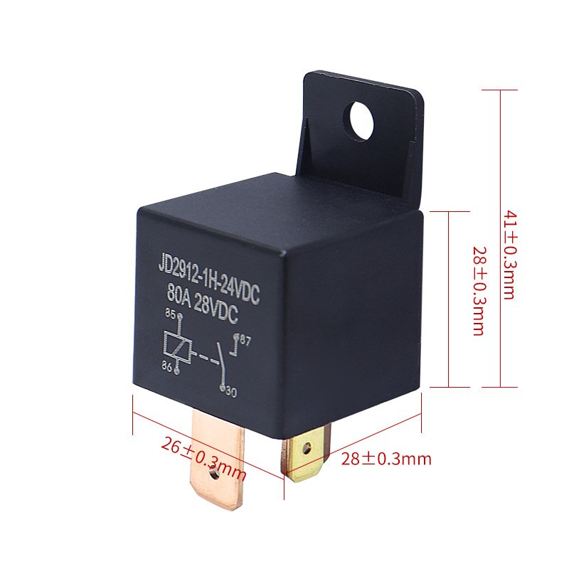 80 Amp 80a 4 Pin 5pin 5 Pin Pines Electrical Car 12v Automotive Relay With Socket 24v Auto 5pin 12v Relay