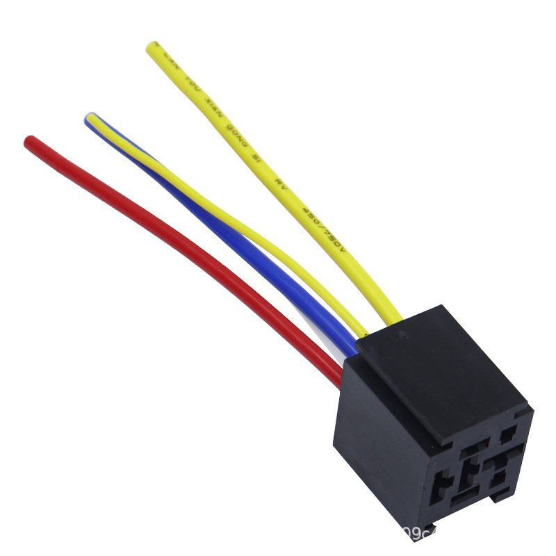 80 Amp 80a 4 Pin 5pin 5 Pin Pines Electrical Car 12v Automotive Relay With Socket 24v Auto 5pin 12v Relay