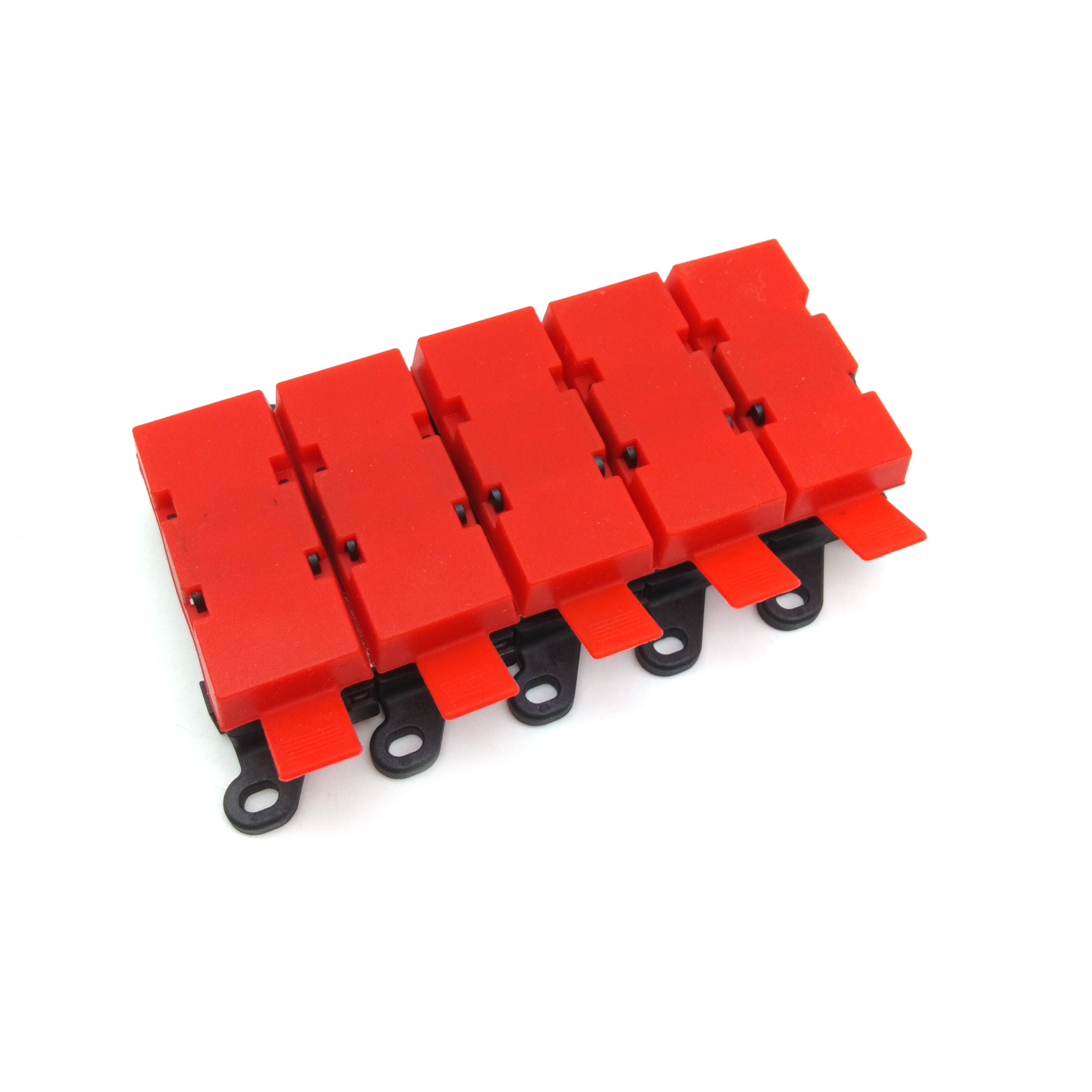 4 Ways Fuse Holder Automotive Marine Boat Car Audio Copper Fuse Blocks MIDI Holders 1in 4 Out BDFS Fuse Holder