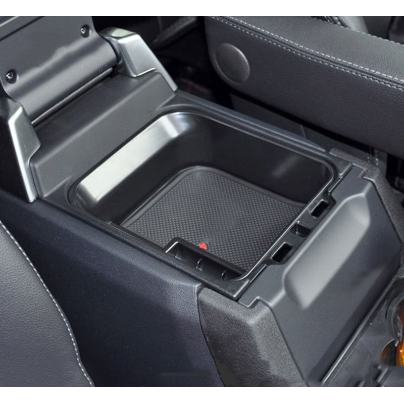 Car Interior Armrest Storage Box Groove Plate Pad Tray Trims for Land Rover Discovery 4 2010 2011 2012 2013 2014 2015 2016 Kit