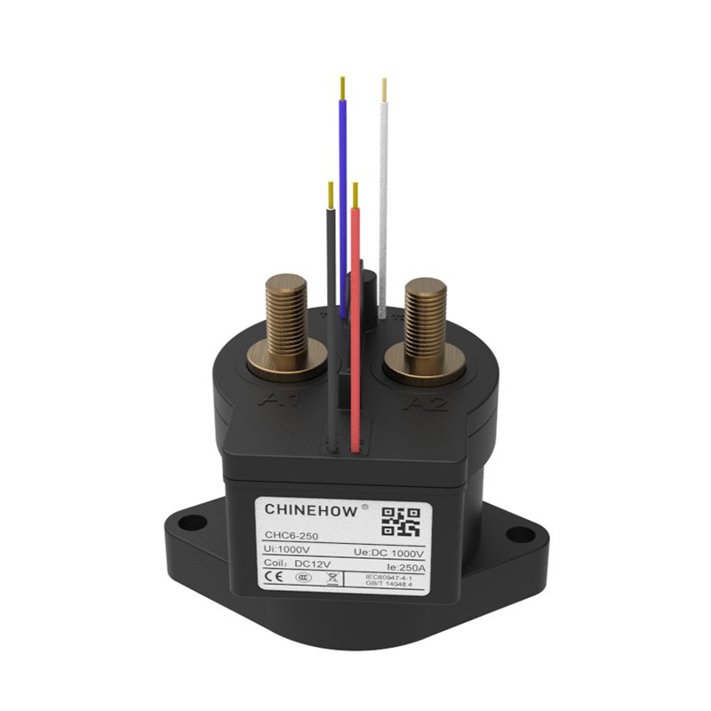 Chinehow 250A High Voltage DC Contactor Automotive Relay for EV Station Energy Storage System