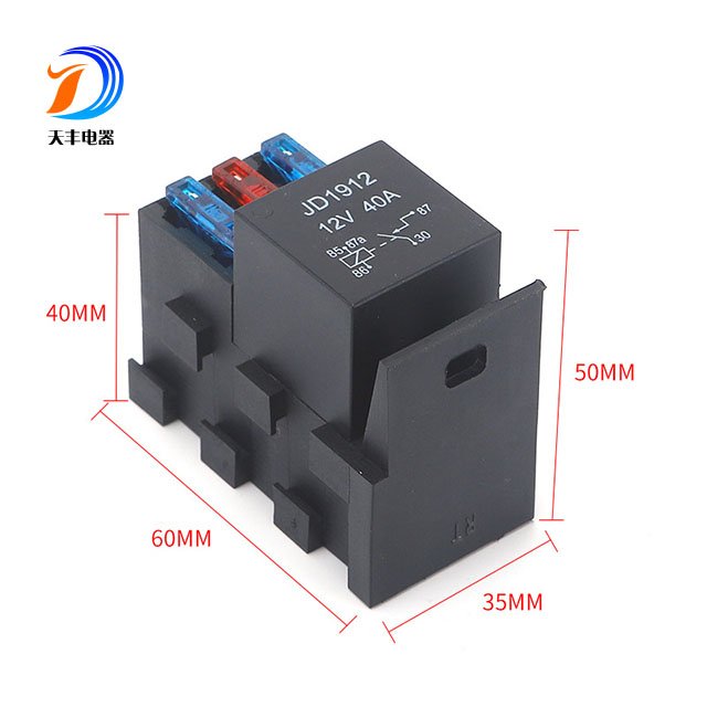 12V 40A Fuse and Relay Mix Holder