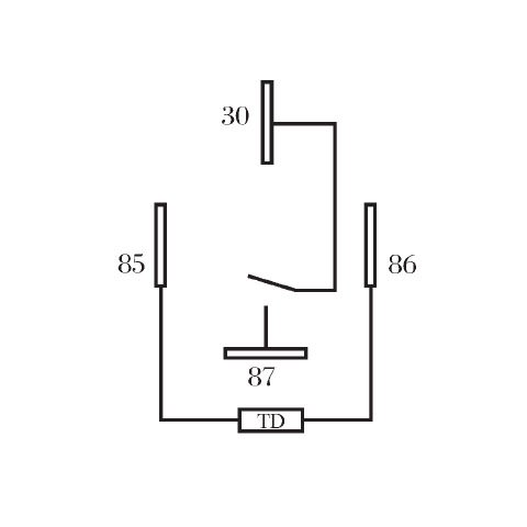 JSB-5061F 1 Form a or 1 Form C 30A 20A 12VDC Hybrid Time Timing Relay Delay on Make Car Auto Compressor Motor Generator