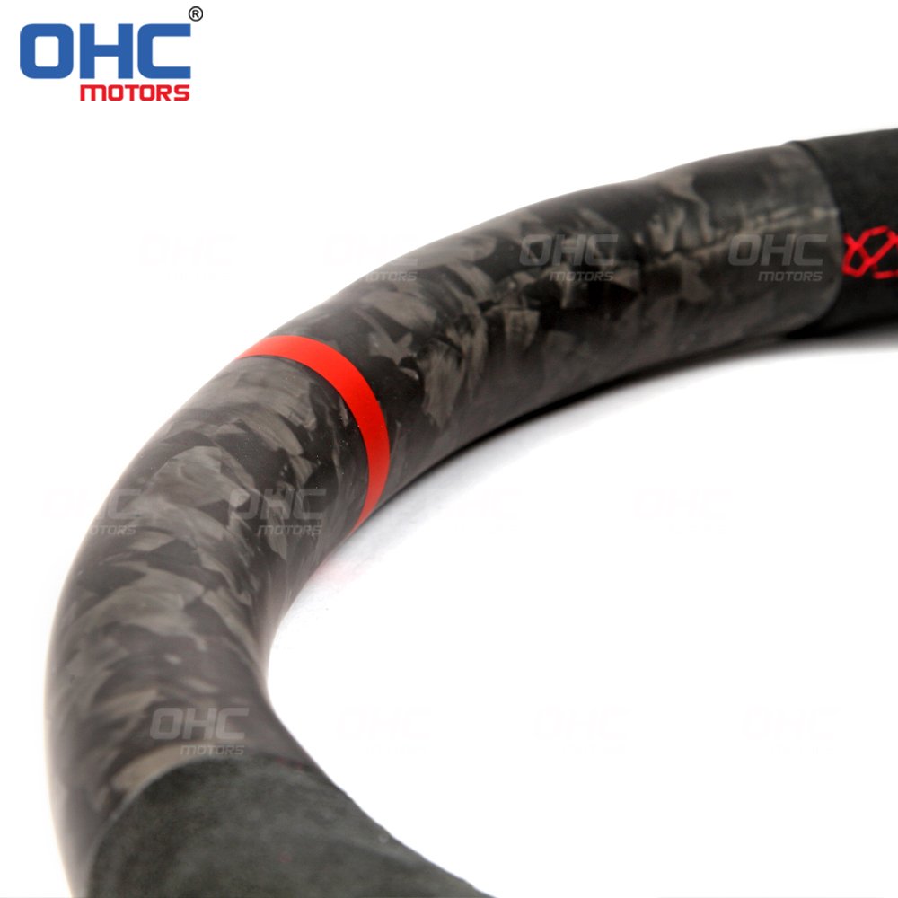 Forged Carbon Fiber Car Steering Wheel for Lamborghini Huracan Real Carbon Fiber Steering Wheel OHC Motors