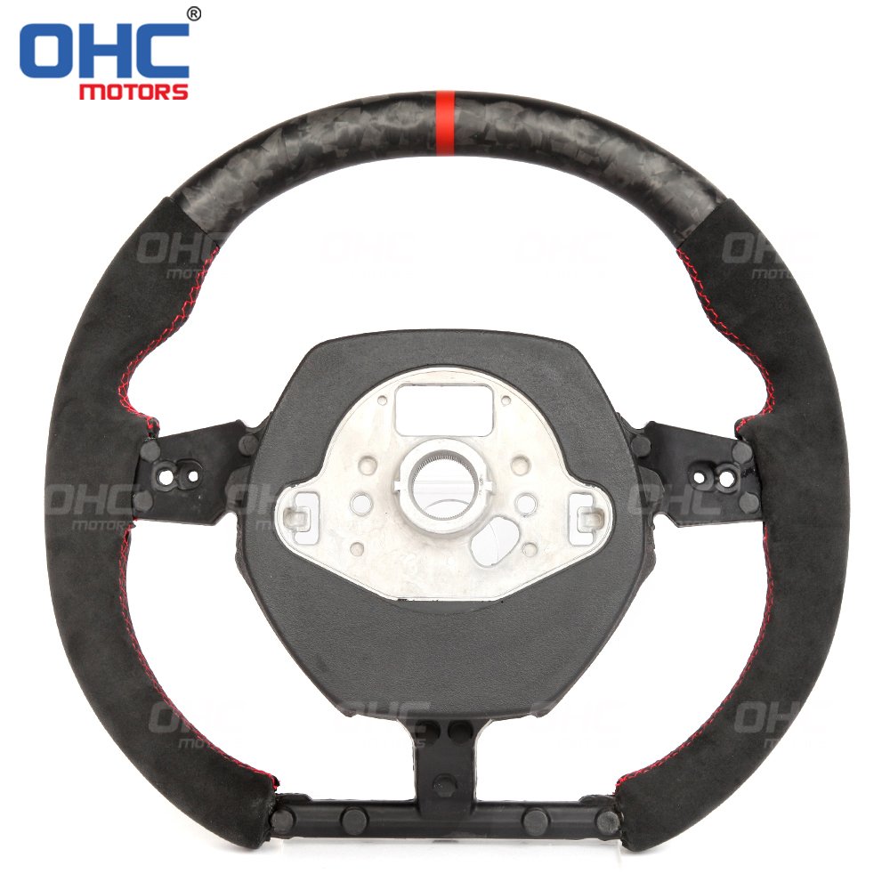 Forged Carbon Fiber Car Steering Wheel for Lamborghini Huracan Real Carbon Fiber Steering Wheel OHC Motors