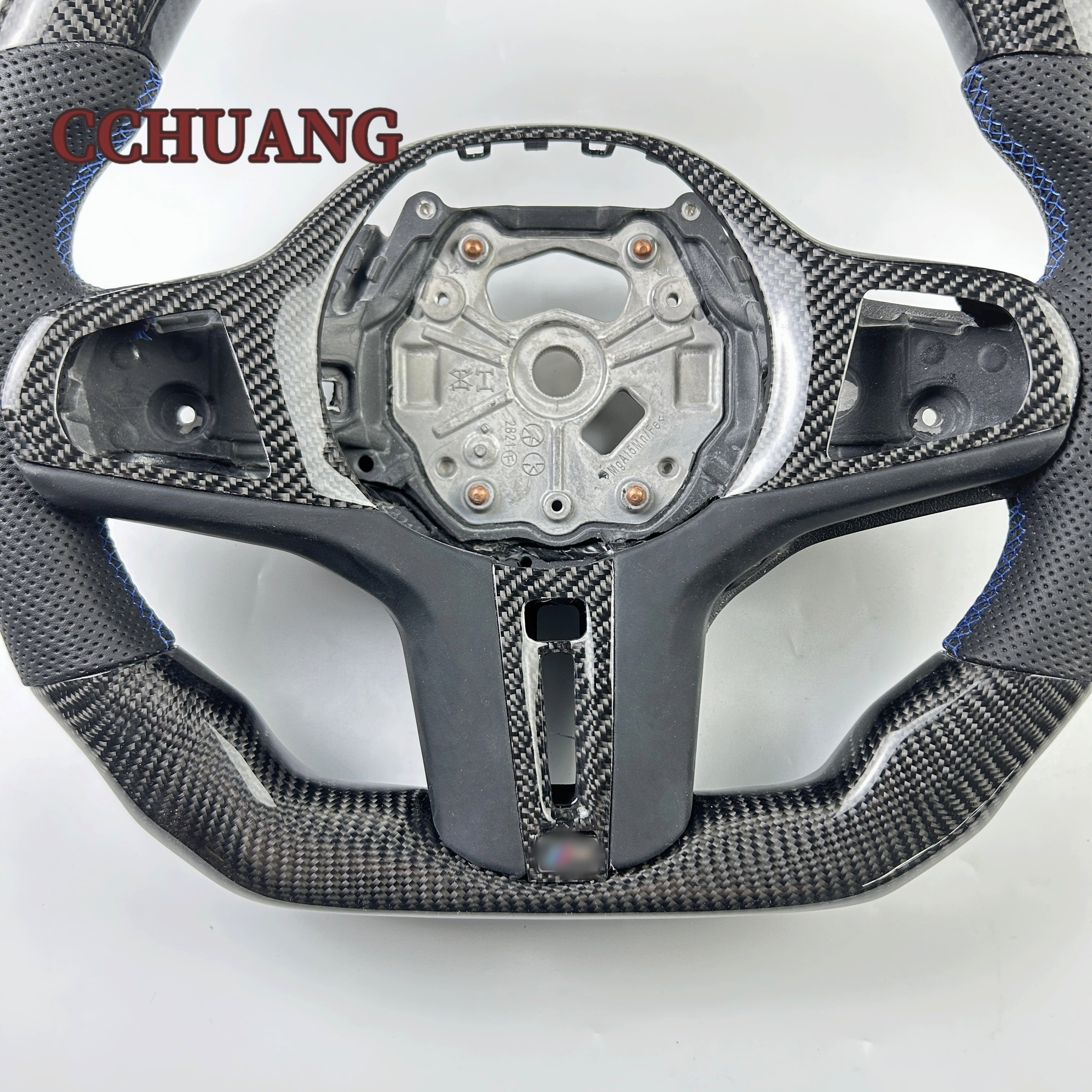 Factory custom auto parts LED performance carbon fiber steering wheel for BMW 3 Series G20 G28 M340i 5 Series G30 530I 540I
