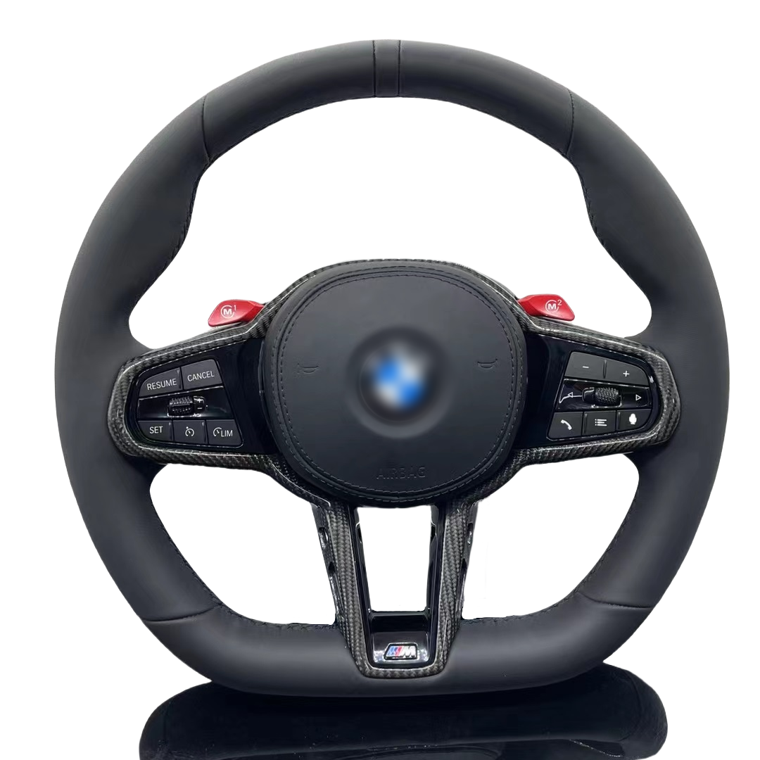 Carbon Fiber for BMW G80 F30 G82 M3 M4M Performance Steering Wheel TY Motile LED Display Customization Carbon Fibre+ Leather