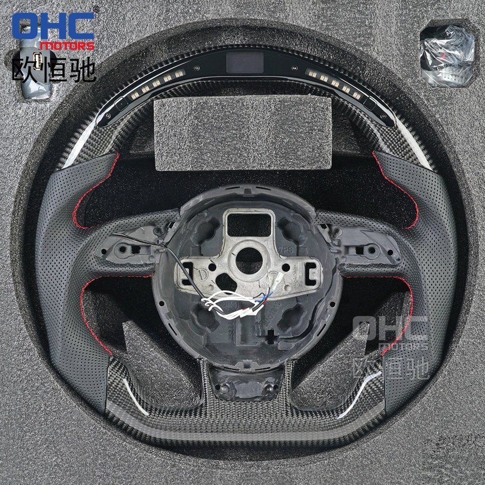 USA Warehouse In Stock Led Carbon Fiber Rs3 8v Steering Wheel For 2013 2015 2016 Rs4 Rs5 Rs6 Rs7 S4 S5 Audi Rs 3 Steering Wheel