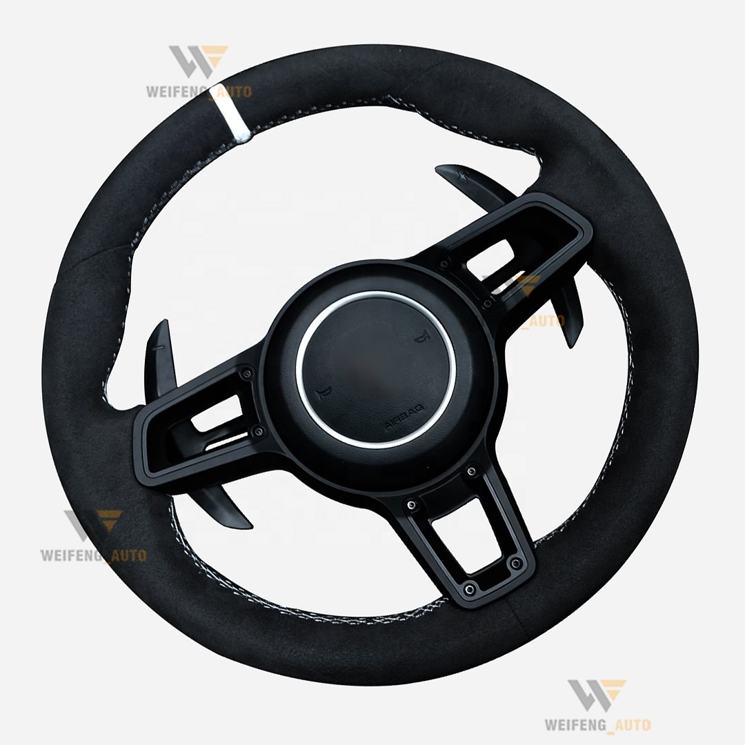 Custom Forged Carbon Fiber Car Steering Wheel Fit For Porsche Panamera Macan Cayenne Cayman 911 718 918