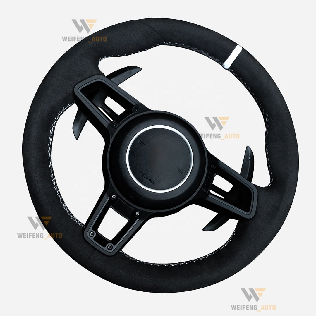 Custom Forged Carbon Fiber Car Steering Wheel Fit For Porsche Panamera Macan Cayenne Cayman 911 718 918