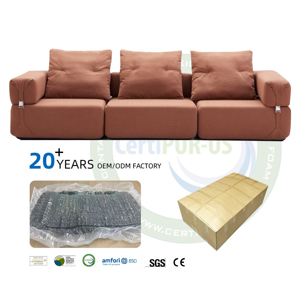 Tanzuo Union Win Tanzuo Living Room Foam Chair Couch Vacuum Bed Frameless Set Compressed Furniture Modular Bean Bag Compressed Sofa