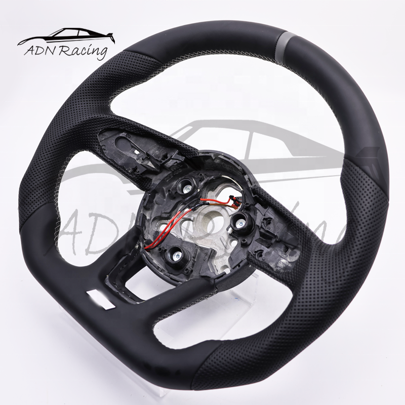Carbon Fiber Sporty Steering Wheel For Audi B9 S4 S5 S6 S7 RS3 RS4 RS5 RS6 RS7 2017-2020