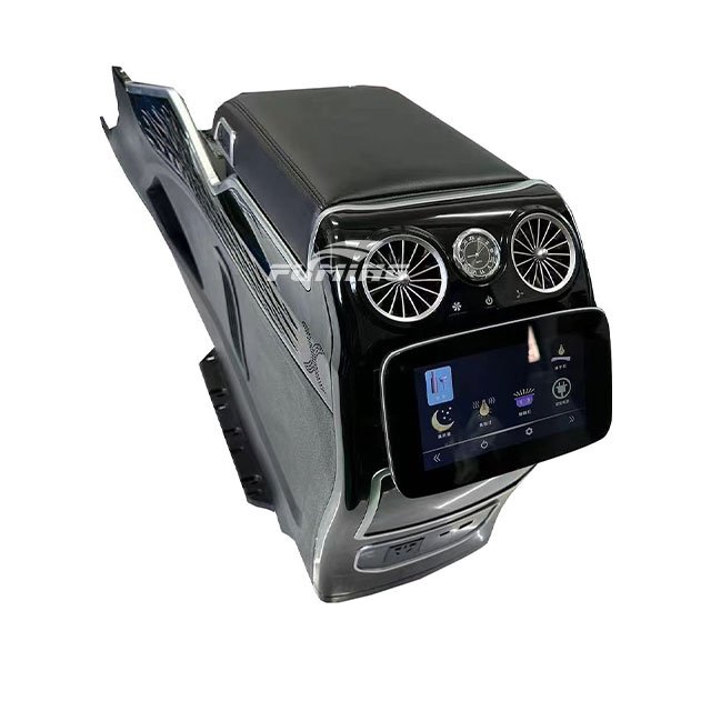 Upgrade Central Control Armrest Box for Mercedes Benz Vito Business Vehicle V-Class Interior Touch Screen Armrest Refrigerator