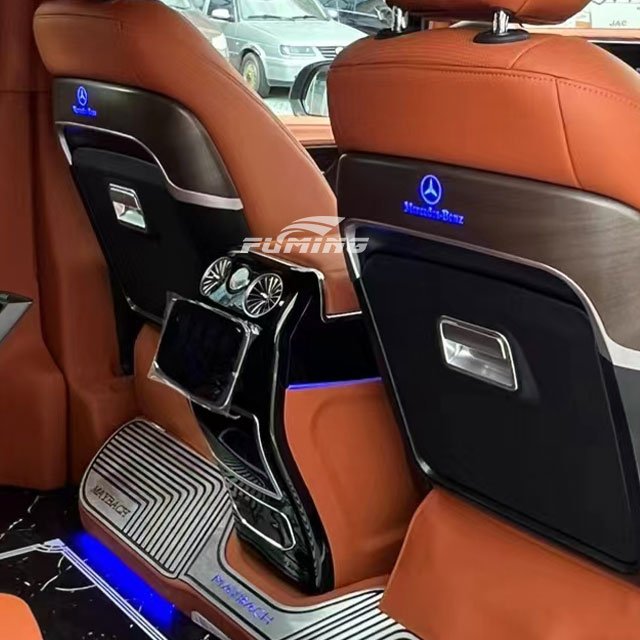 Upgrade Central Control Armrest Box for Mercedes Benz Vito Business Vehicle V-Class Interior Touch Screen Armrest Refrigerator