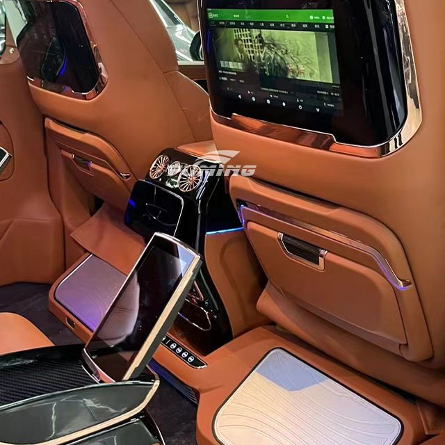 Upgrade Central Control Armrest Box for Mercedes Benz Vito Business Vehicle V-Class Interior Touch Screen Armrest Refrigerator