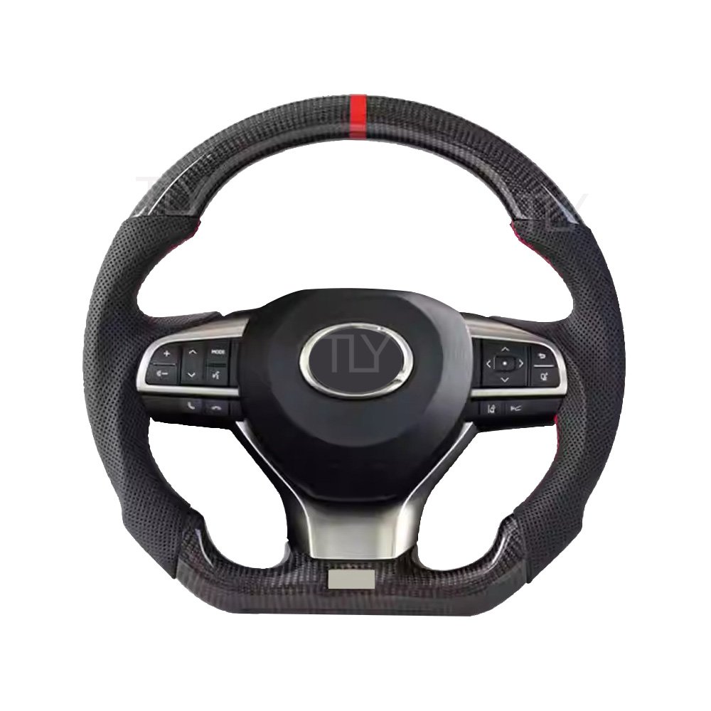 Carbon Fiber Steering Wheel for 2014 2015 2016 2017 2018 2019 Lexus Gs NX 300 ISF is 250 CT200h GSF RCF Steering Wheel