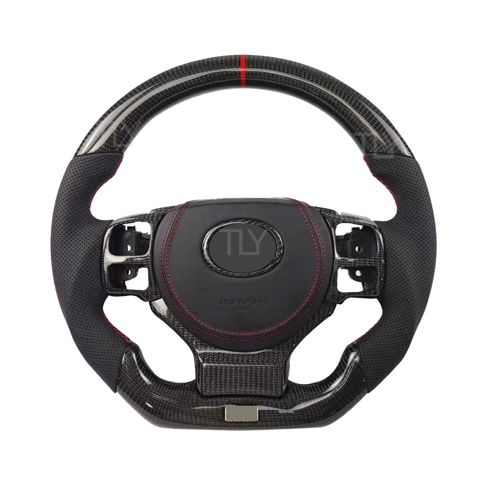 Carbon Fiber Steering Wheel for 2014 2015 2016 2017 2018 2019 Lexus Gs NX 300 ISF is 250 CT200h GSF RCF Steering Wheel