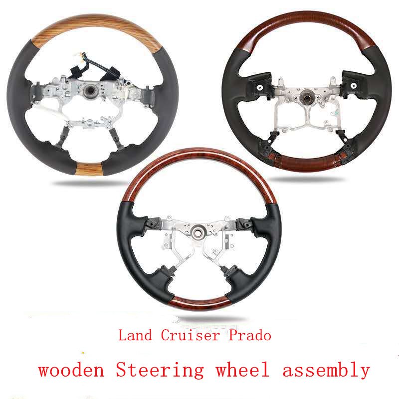 Wood steering wheel for Toyota Land cruiser Prado LC200 2018 2020
