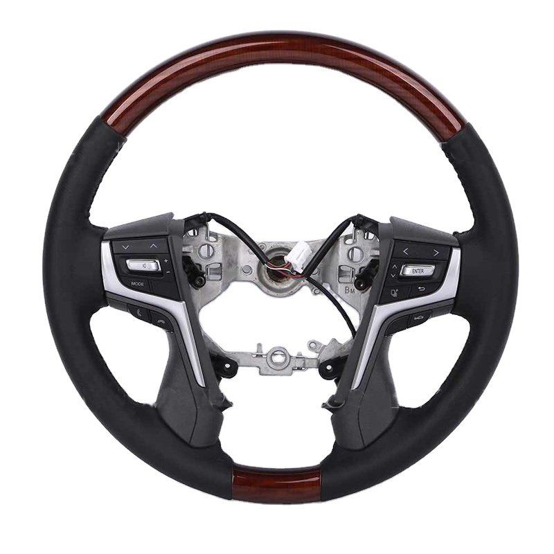 Wood steering wheel for Toyota Land cruiser Prado LC200 2018 2020