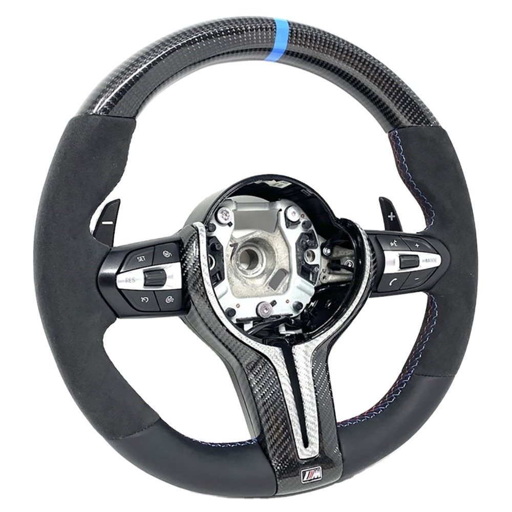 Suitable for M2 F87 models with old to new full leather carbon fiber 3 series 5 series X1 X2 X3 X5 M3 M5 steering wheel
