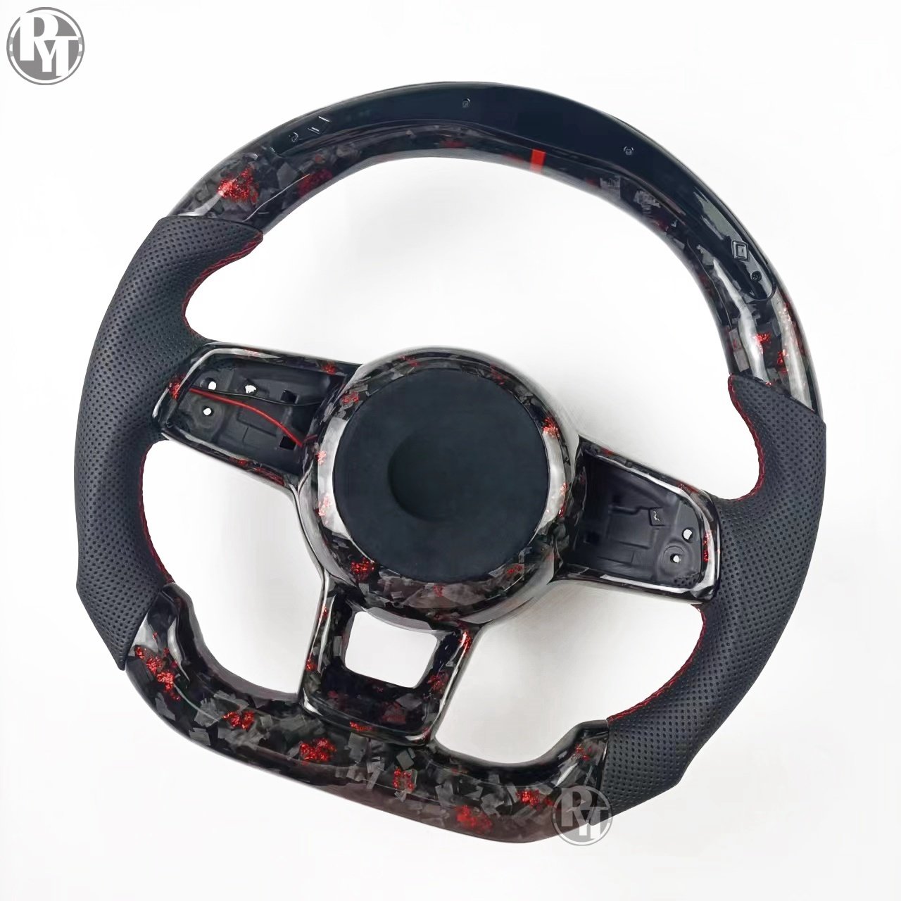 Customized car parts carbon fiber steering wheel, suitable for Volkswagen Golf R MK7 MK6 MK8 GTI GTL