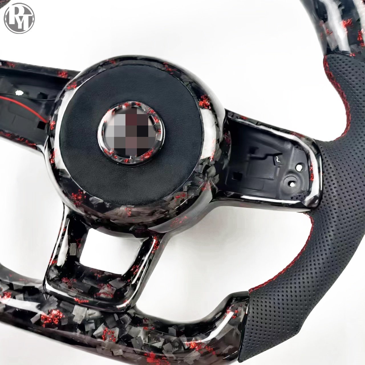 Customized car parts carbon fiber steering wheel, suitable for Volkswagen Golf R MK7 MK6 MK8 GTI GTL