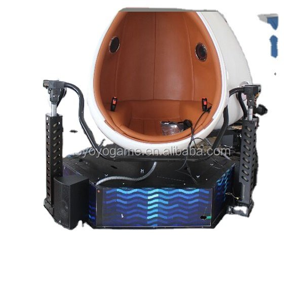 FACTORY Single/Triple Interactive Virtual Reality Electric 1/2 Seats 180 Degree 9d Egg VR Box Cinema Simulator
