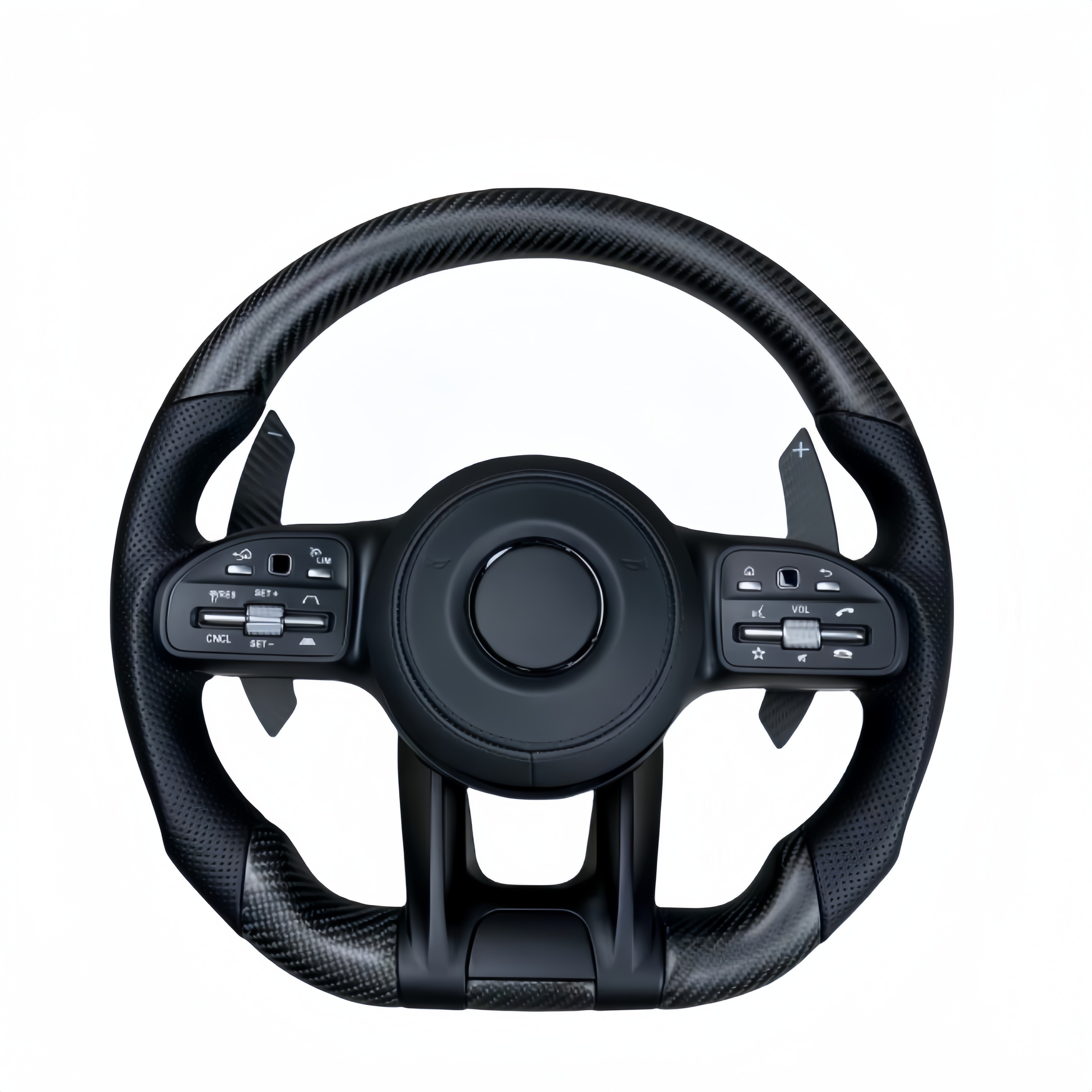 Customized carbon fiber steering wheel suitable for Mercedes AMG Mercedes A45 G63 C63 Mercedes Benz steering wheel compatibility