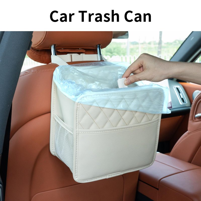 Car Seat Back Hanging Bag Car Document Holder Multi-Pocket Bottle Bag Storage Box Organizer Travel Tidy Pouch Pocket Kids