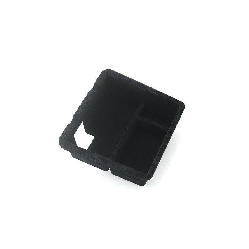 Under Armrest Organizer Storage Box for Tesla Model 3 Model Y Black Felt