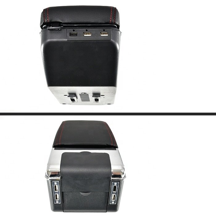 CX-3 DK5 Demio DJ3 DJ5 with USB Armrest Retrofit Console Box Genuine Holder Compatible Elbow Rest Interior Custom Parts