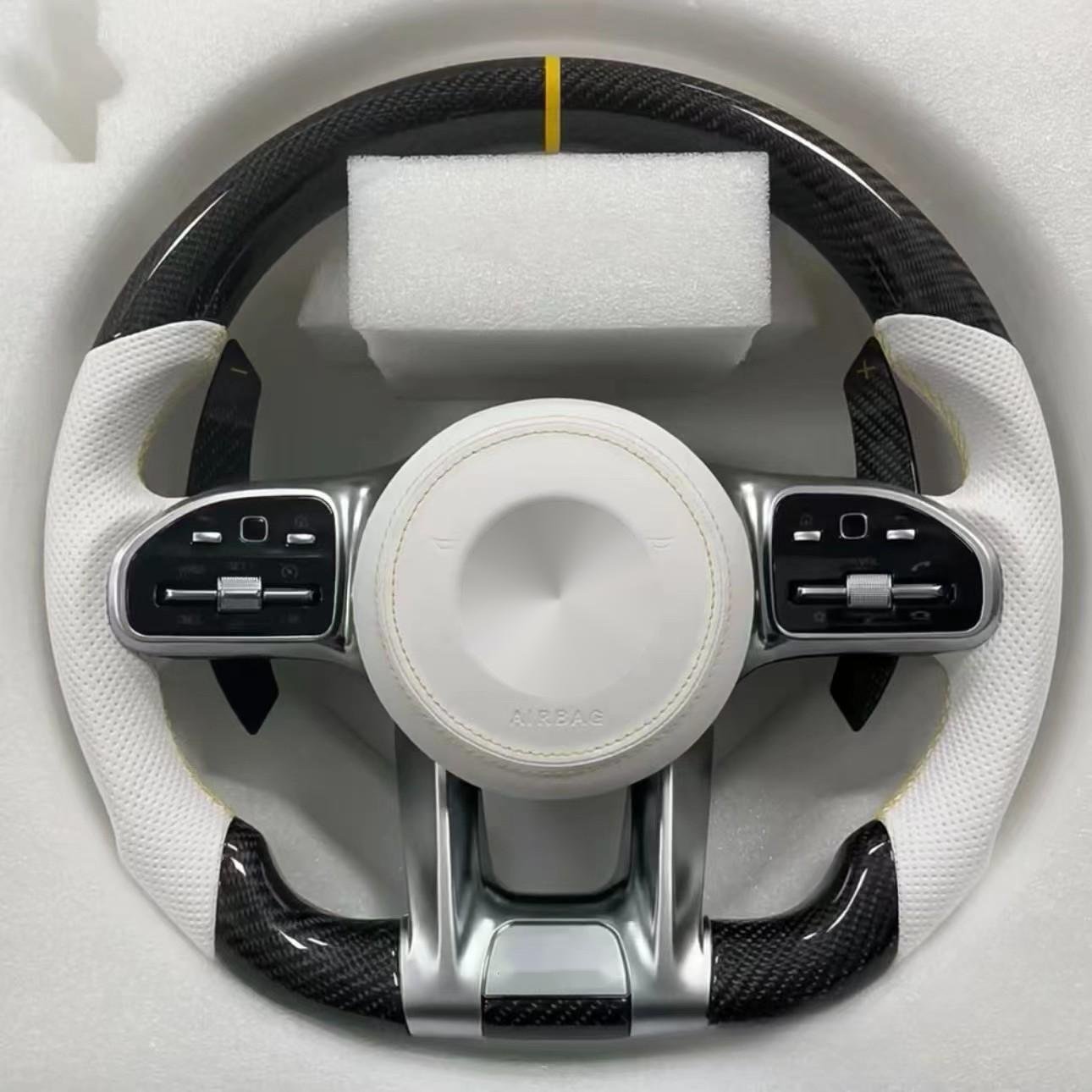 FOR Upgraded carbon fiber car steering wheel for Mercedes G-Class G Model G63 AMG G500 G550