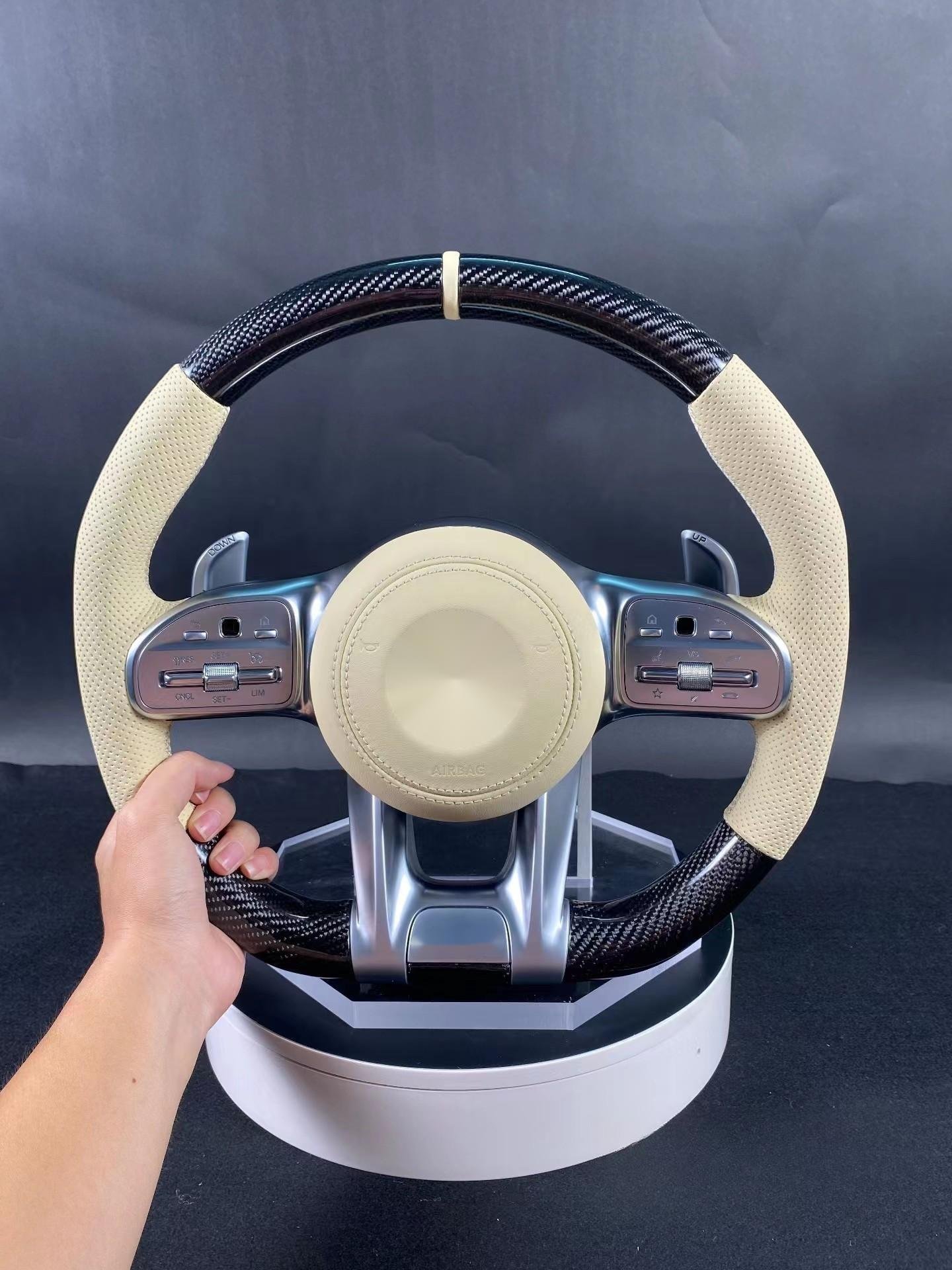 FOR Upgraded carbon fiber car steering wheel for Mercedes G-Class G Model G63 AMG G500 G550