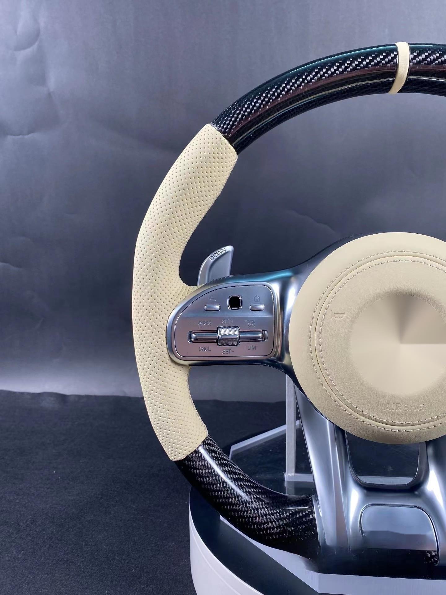 FOR Upgraded carbon fiber car steering wheel for Mercedes G-Class G Model G63 AMG G500 G550