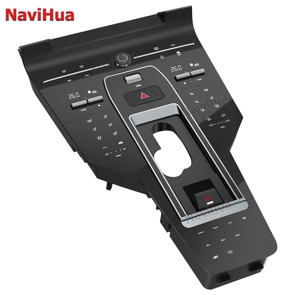 NaviHua Car Dashboard Upgrade New Design Modification Upgraded Car Center Console Control Panel for Porsche Cayenne 2011-2016