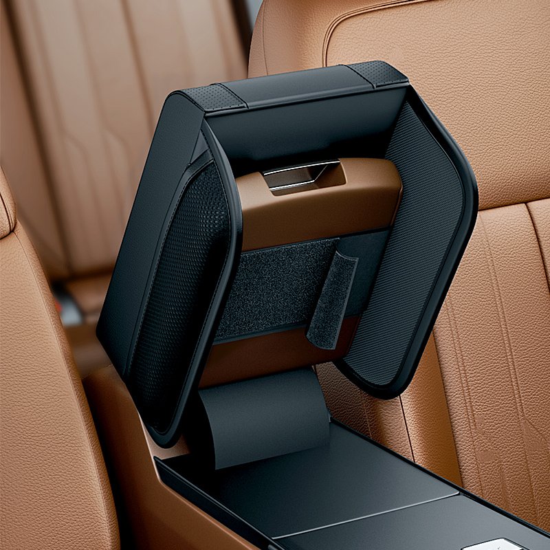 Custom TPC Four Seasons Universal Car Armrest Box Mat Car Armrest case Vegan Leather Cushion Car Armrest Cover
