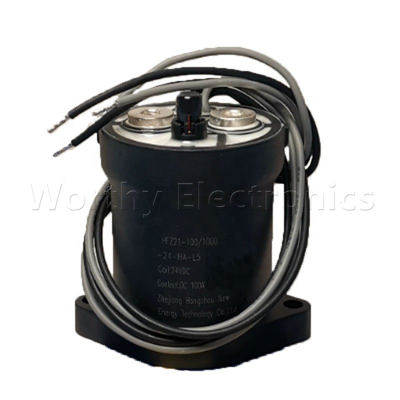 Electronic component electromagnetism relay 24VDC 100A HFZ21-100/1000-24-HA-L5 relay module