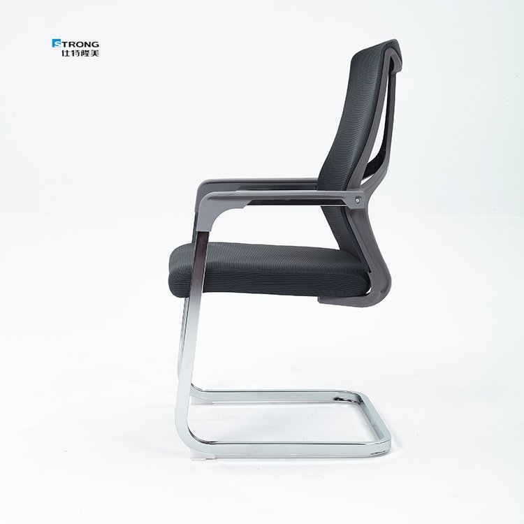 Wholesale Mid Back Meeting Visitor Fixed Bow Leg Ergonomic Mesh Office Chair