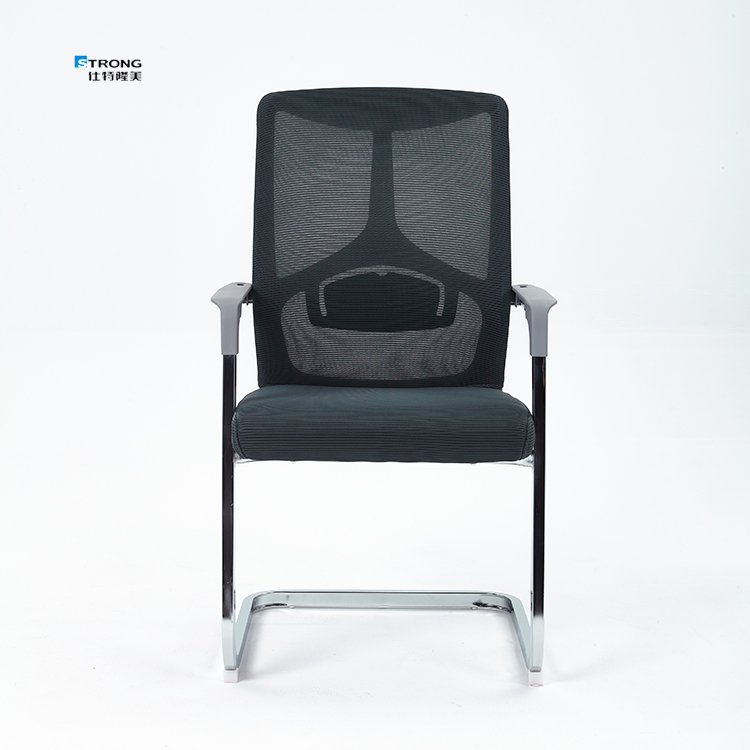 Wholesale Mid Back Meeting Visitor Fixed Bow Leg Ergonomic Mesh Office Chair